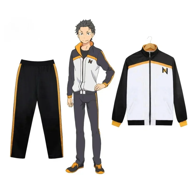 

Костюм для косплея Re Zero, костюм для косплея Kara Hajimeru Isekai, костюм для косплея Subaru Natsuki, спортивная одежда Subaru Natsuki