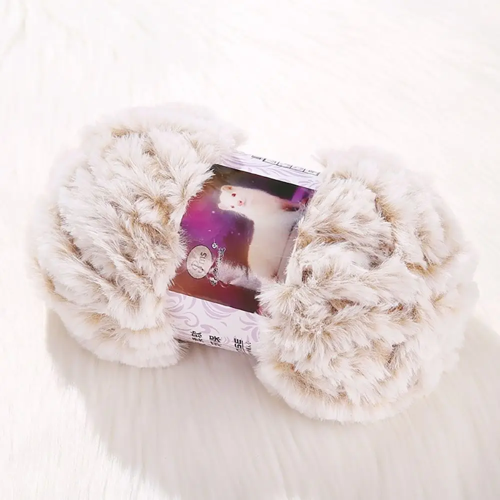 DIY Sweaters Dolls Hand-woven Chenille Yarn Soft Thin Towel Threads Coral Velvet Yarn Blanket