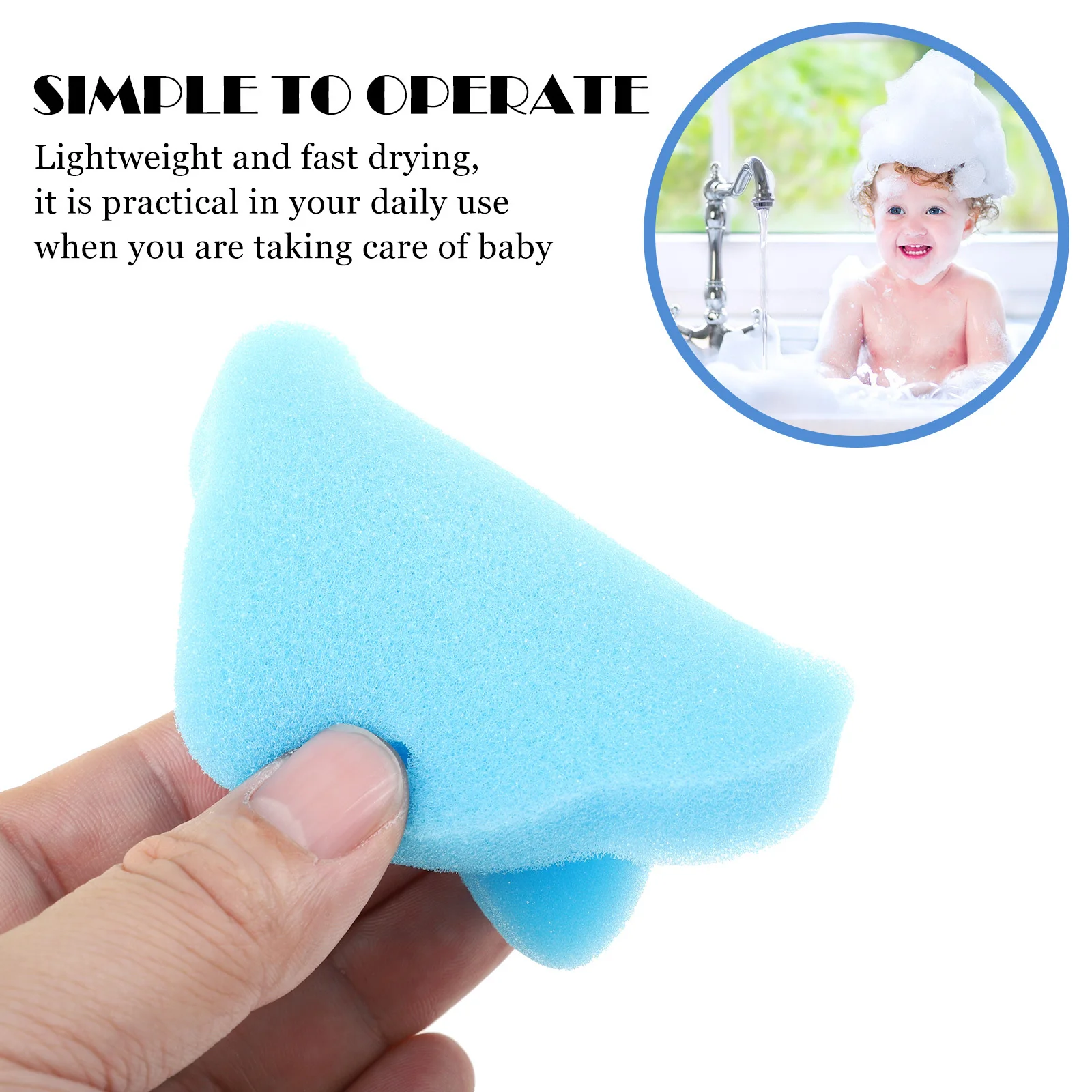 

Baby Bath Sponge Mat for Newborn Infant Toddler Anti-Slip Soft Comfortable Support Cushion Fast Drying Lightweight Bathtub Pad