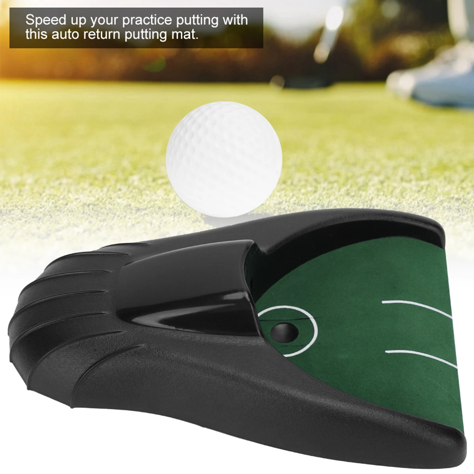 Automatic Putting Cup Return Machine Device Electric Gravity Sensor Golf Ball Practice Aids Tool