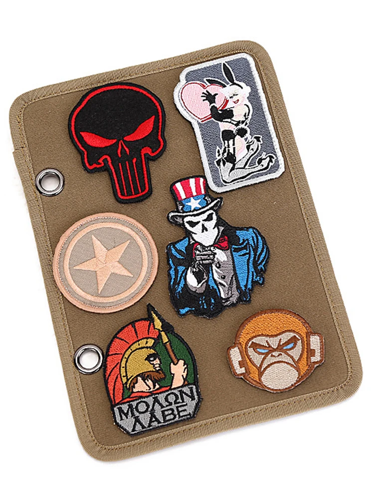 4-pecas-lote-livro-de-exibicao-de-patches-taticos-e-de-moral-painel-de-armazenamento-para-4-patches-com-velcro-organizador-de-bracadeiras-para-colecionadores
