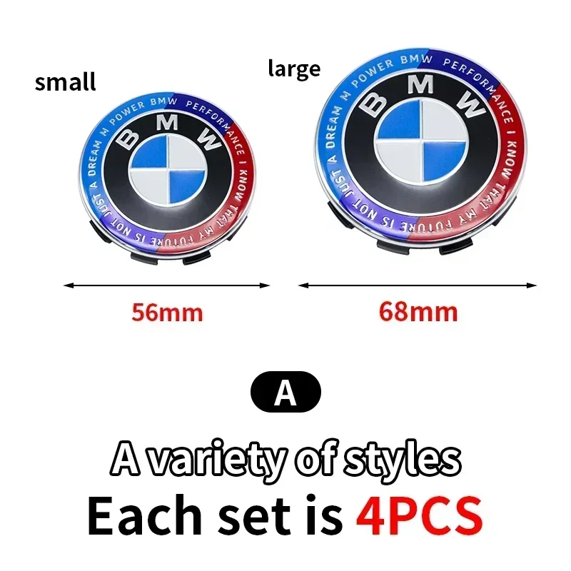 

2025 NEW! →4Pcs Car Wheel Center HupCaps For BMW F34 F32 E36 E53 E60 E90 E91 X6 X5 X3 G30 G11 Tyre Tire Rim Cover Protector