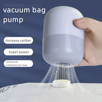 Vacuum compression bag electric pump suction pump Mini Vacuum Sealer Machine Space Saver for Clothes Food Organizer