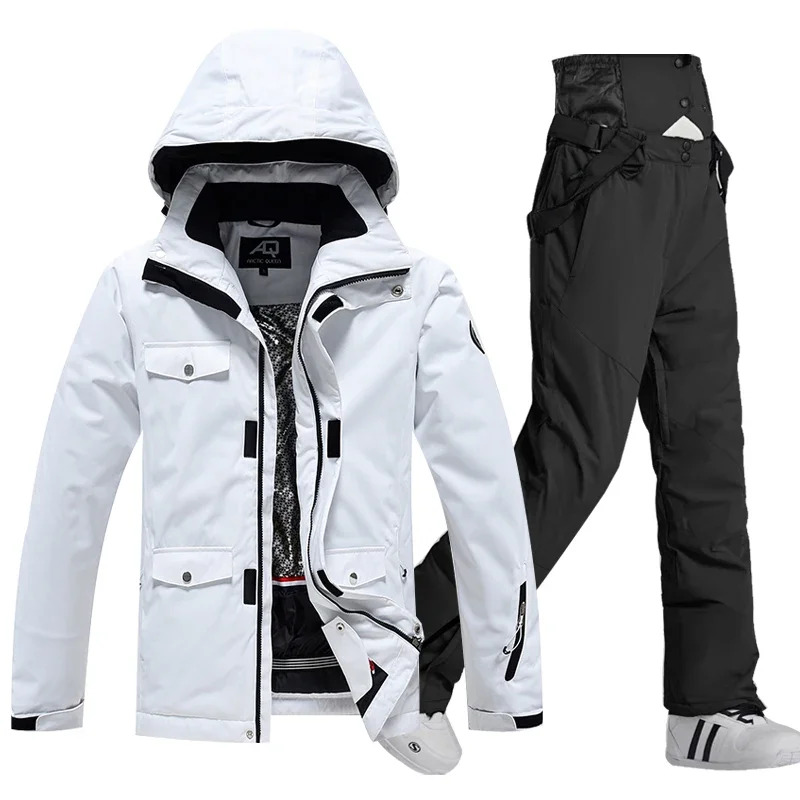 High Quality Winter Ski Suit Women Brands Ski Jacket and Pant Super Warm  Windproof Waterproof Female Skiing Snowboard Clothing