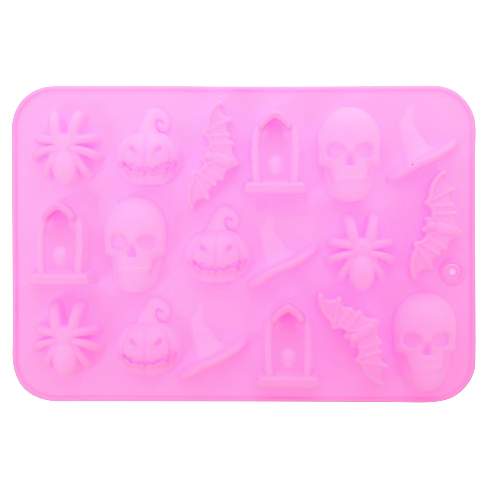 Cetakan untuk Permen Cokelat Cetakan Silikon Halloween Cetakan Kue Permen Cetakan Kecil