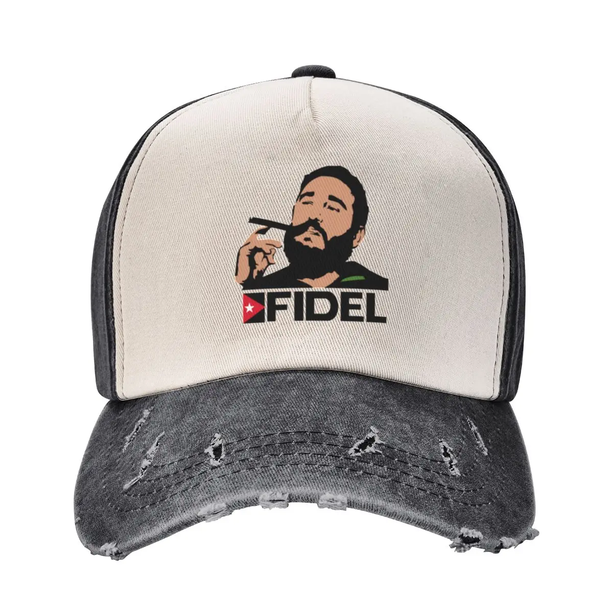 FIDEL CASTRO (Color) Baseball Cap Mountaineering foam party Hat dad hat Luxury Cap Girl Men's