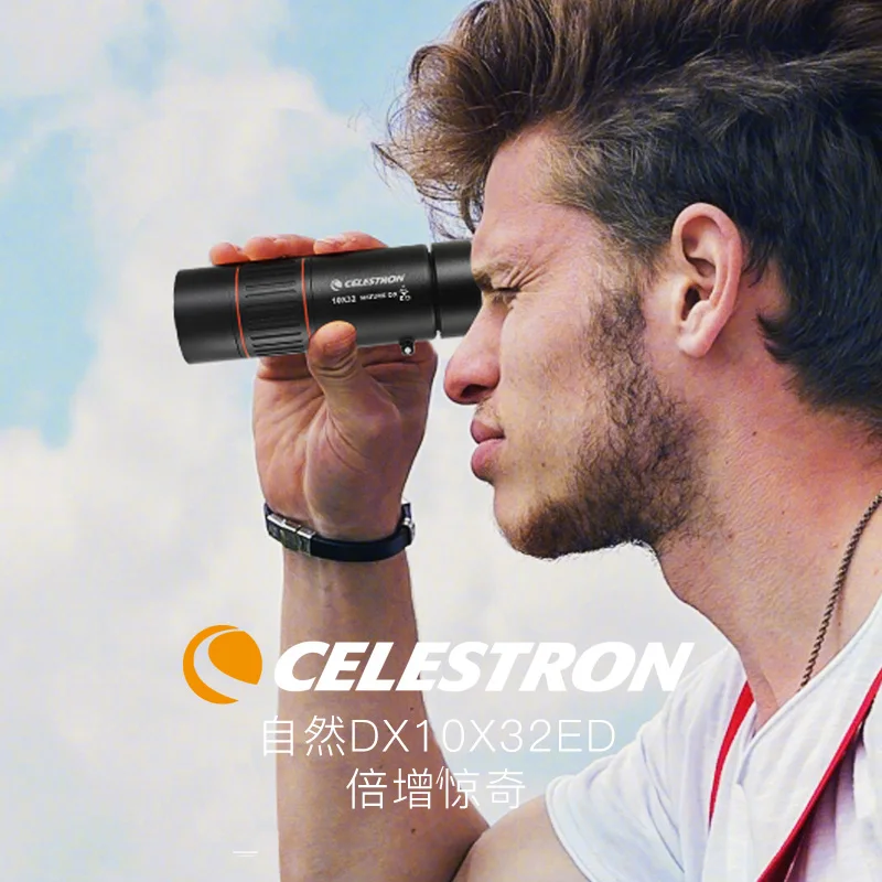 

Celestron Nature DX 10×32 ED Monocular Extra-Low Dispersion Bak4 Glass Binoculars Phase Correction IPX7 WaterProof Telescope