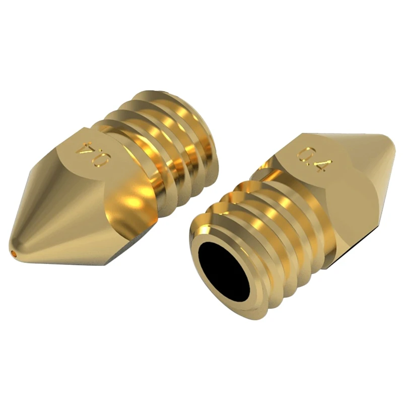 5 Piece Suitable for Zortrax M200 V2 Hot-End Extrusion Head Heating Nozzle 0.4mm H59 Brass Nozzle