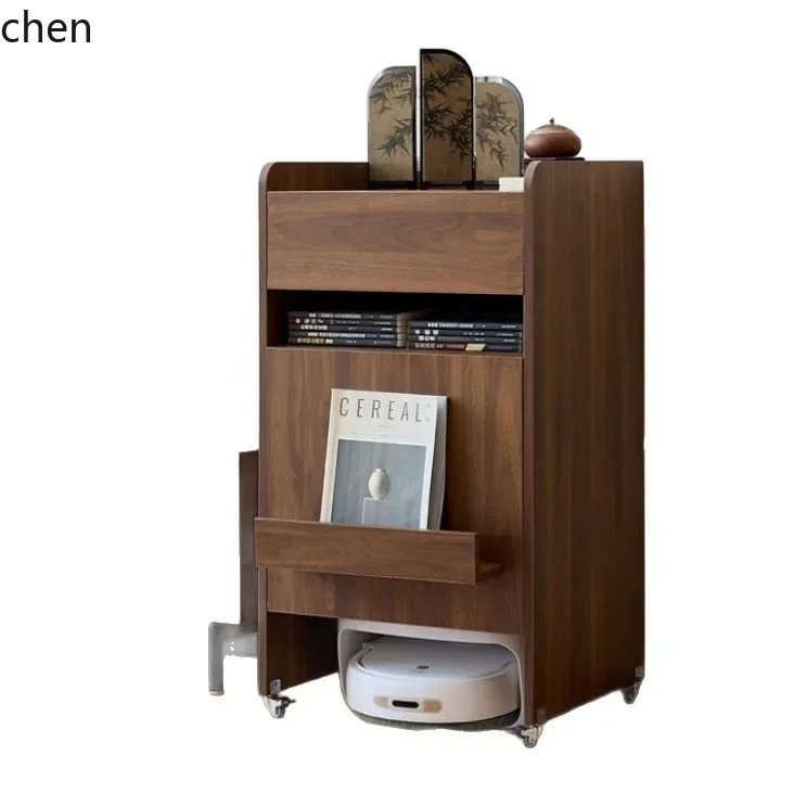 H1 Living Room Sofa Side Table Sweeping Robot Storage Cabinet Corner Table Multi-Functional