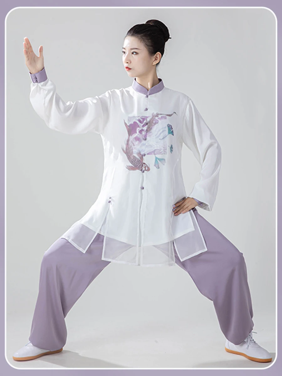 High-end New Tai Chi Suit for Women, Tai Chi Practice Uniform, Martial Arts Competition and Performance Outfit Set