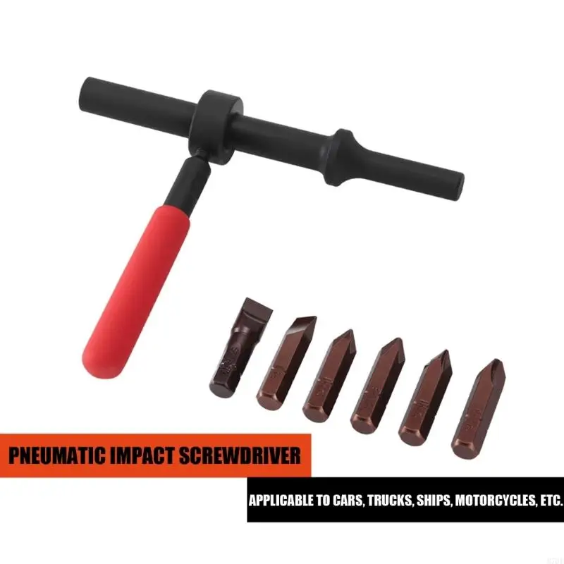 M76E 5-Sechskant-Bit-Schlagschraubendreher-Set, geeignet für verrostete und Autobefestigungen – Detail 5