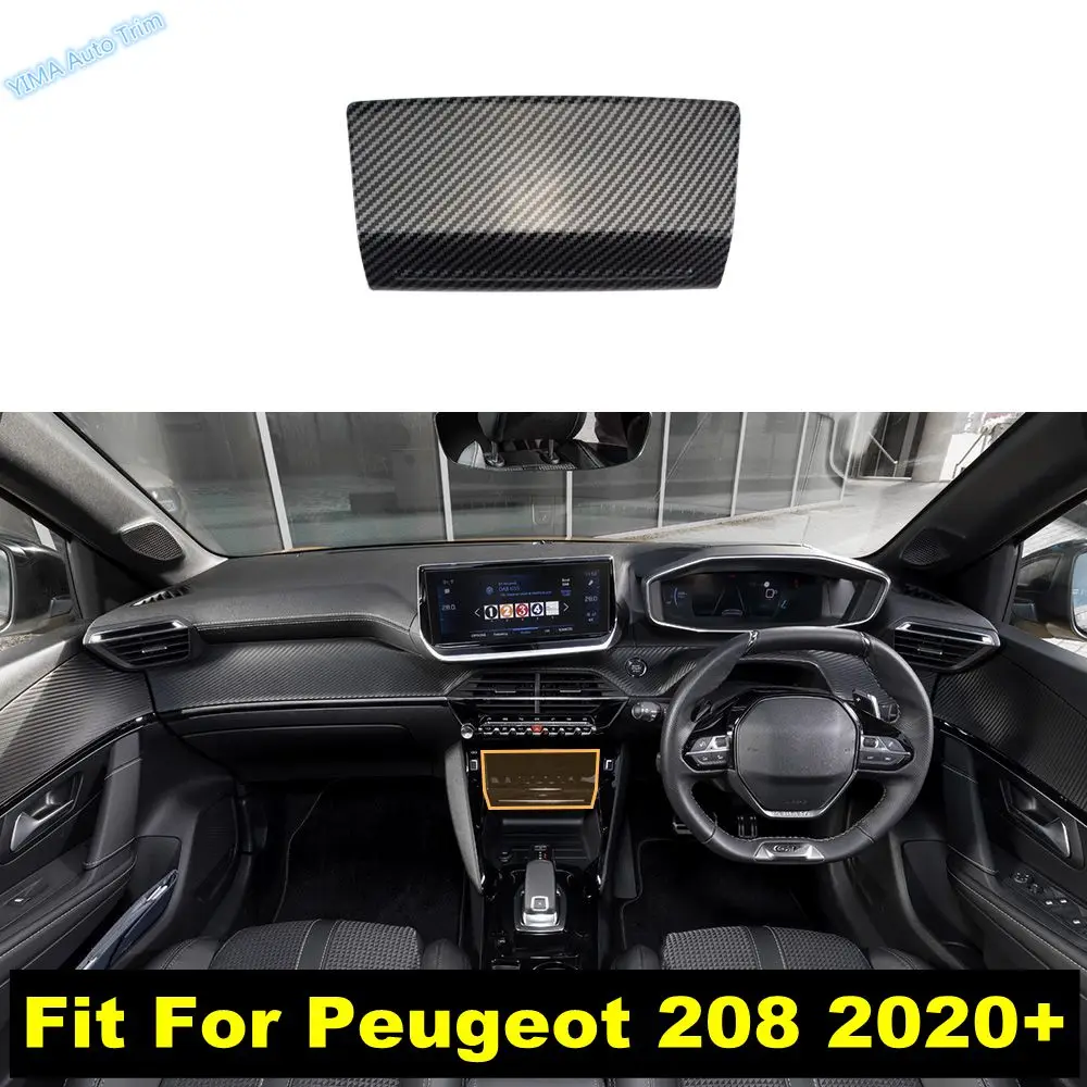 

Auto Cigarette Lighter USB Port Interior Cover Trim Rear Air Vent Bezel Garnish Molding Accessories For Peugeot 208 2020 - 2025