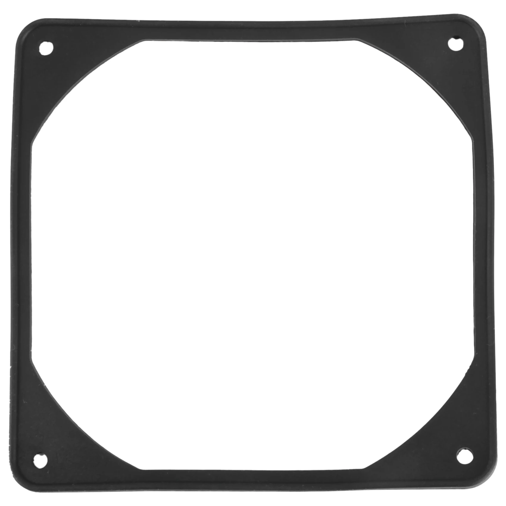 방진 실리콘 선풍기 개스킷 소음 감소 패드, PC 컴퓨터 케이스 선풍기, 120mm, 10 개