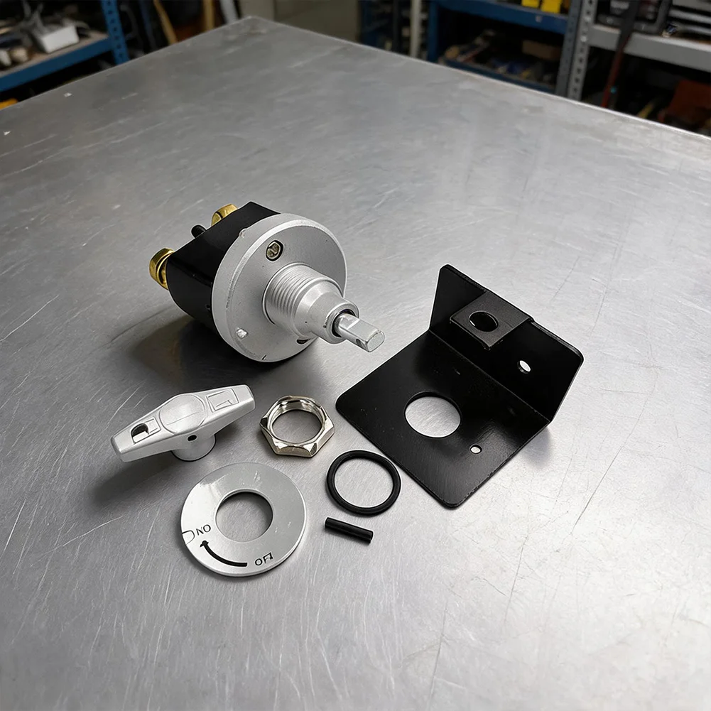 Lockable 12V Battery Isolation Switch for Cars For RVs Trucks and Boats Designed to Prevent Battery Drain and Electrical Damage