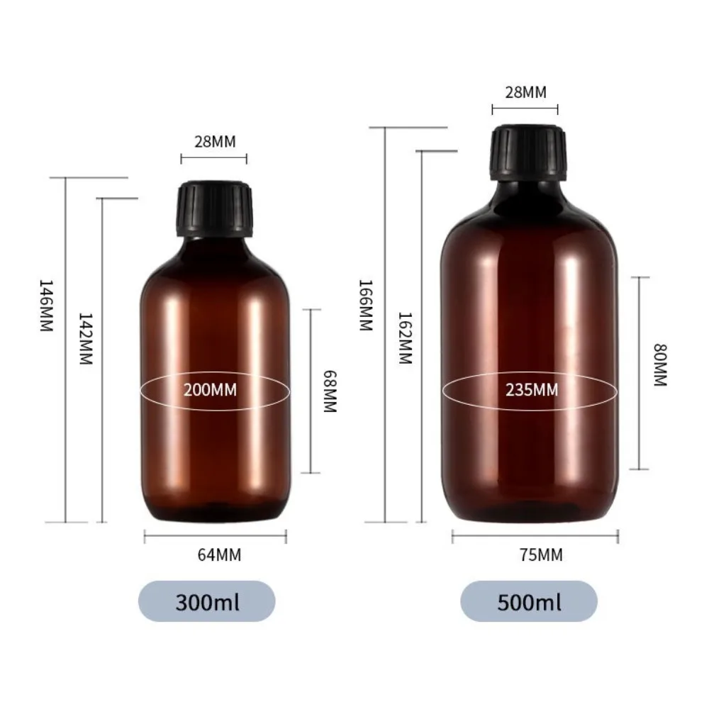 300/500ml verde marrom shampoo garrafas recarregáveis recipiente de plástico líquido shampoo chuveiro gel garrafas casa banho suprimentos