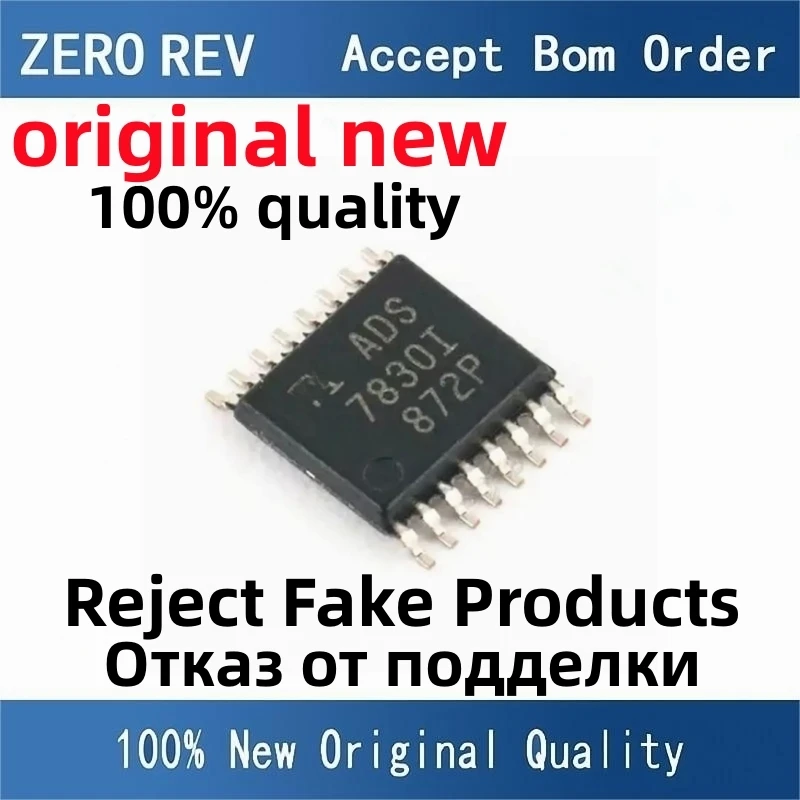 2-5Pcs 100% New ADS7830IPWR ADS7830I ADS1230IPWR ADS1230 TSSOP16 Brand new original chips ic