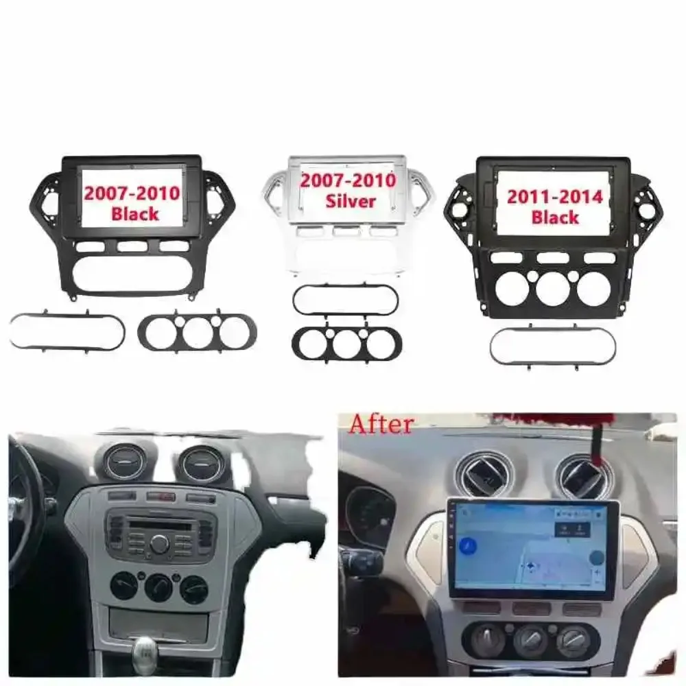 

10-дюймовая лицевая панель радиоприемника Android для Ford Mondeo — комплект крепления приборной панели 2007-2014 гг.