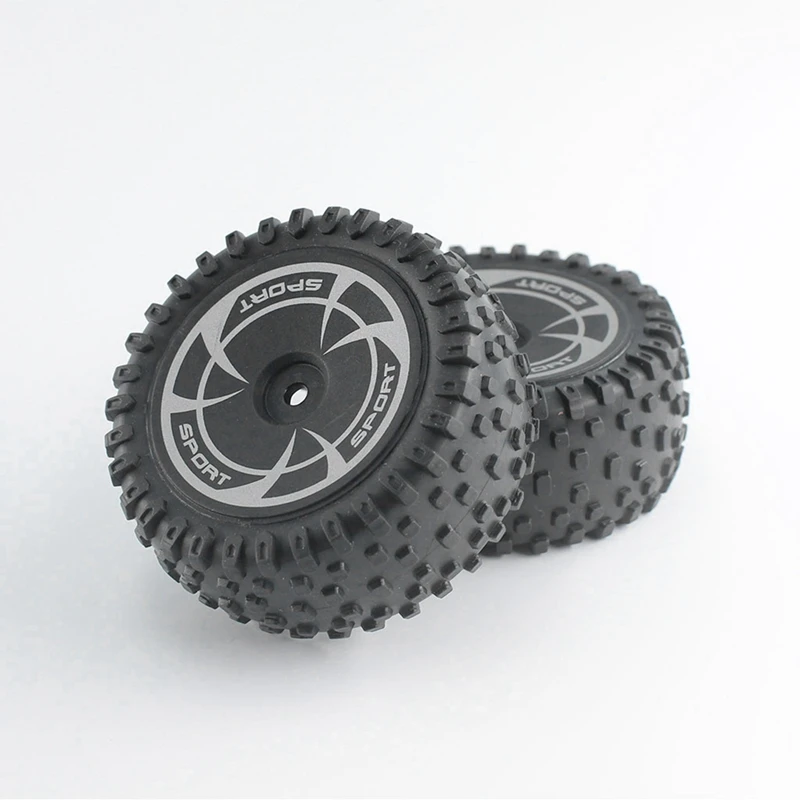Parti di pneumatici per auto telecomandate da 2 pezzi per Wltoys 144016   After Wheel Set (large) Parti soggette ad usura Pneumatico
