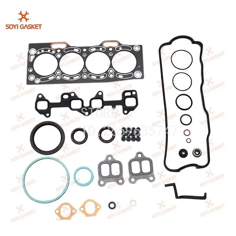 Engine Overhaul Repair Kit for 3EFE EE98 04111-11075 Assembly Air Inlet Cushion Valve Cover Gasket Set