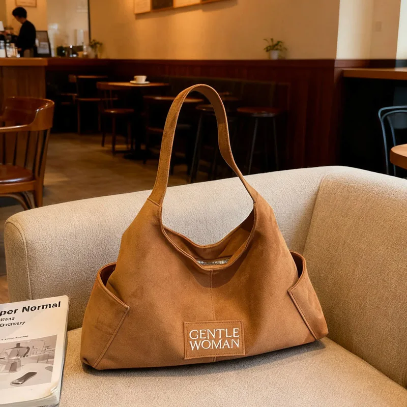 

Autumn Winter New Thailand Gentlewoman Shoulder Bag Stylish Commuter Handle Bag Comfortable and Versatile Texture Storage Bag