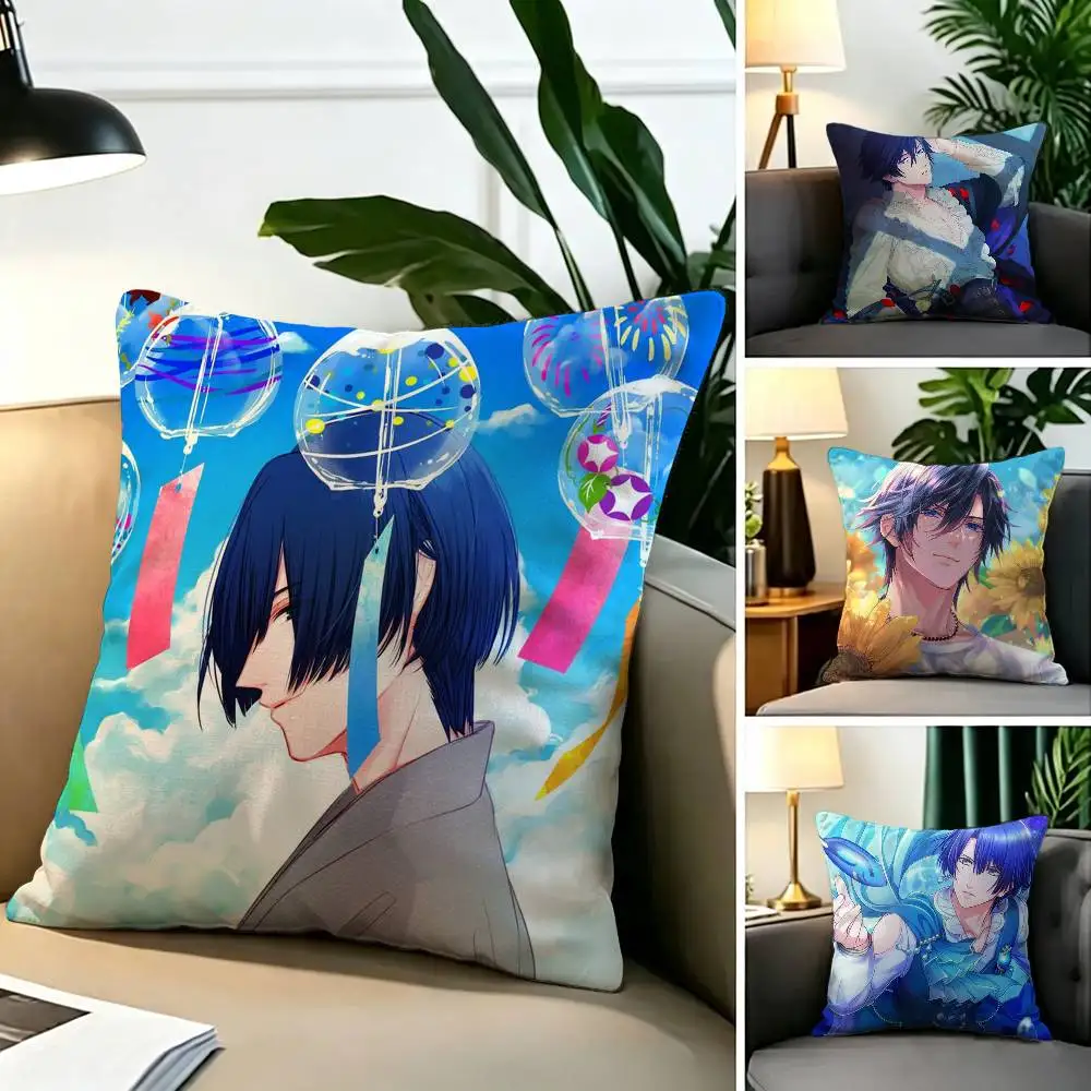 U-Uta no Prince-sama Hijirikawa Masato  Square Double-Sided printed Pillow Case Bedroom Bedside Pillow Sofa Cushion Cover