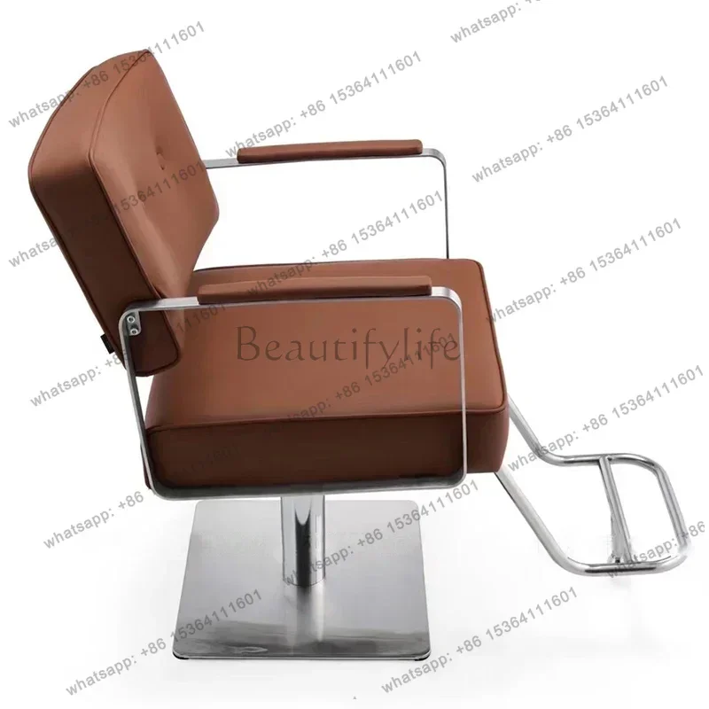 LSSimple Barbershop Barber Chairs Hair Salon Professional Ergonomic Lift Barber Chairs Swivel Perm Salon Furniture Sandalye FYBC