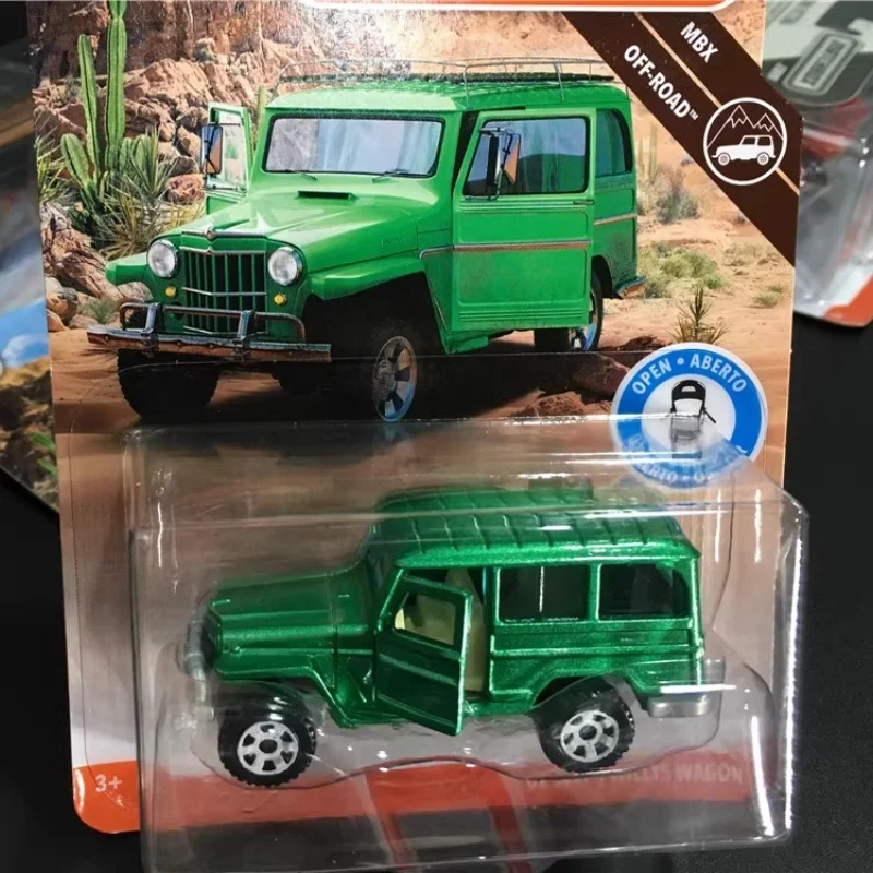 Mattel Match Box Moving Parts Series ‘62 JEEP WILLYS Metal 1:64 Scale Diecast Mini Car Model Vehicle Collectible Toy Boys Gift