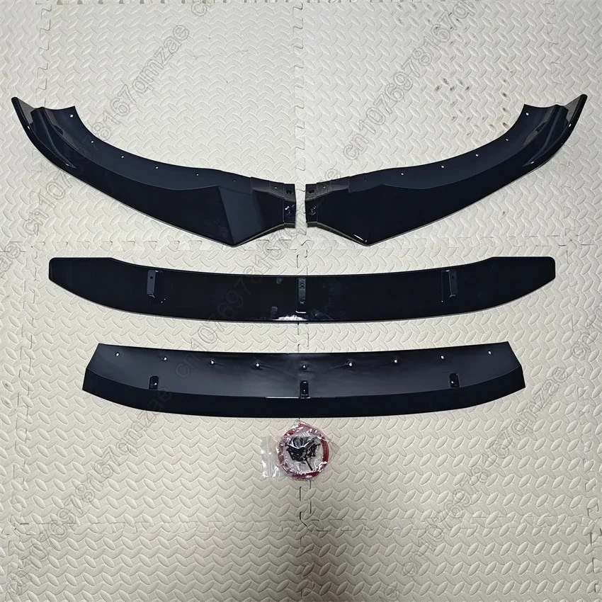 Front Bumper Lip Splitter Spoiler Diffuser For BMW X3 G01 & X4 G02 M Sport 2017-2021 4PCS CAR Bumper Guard Protector Cover Kits