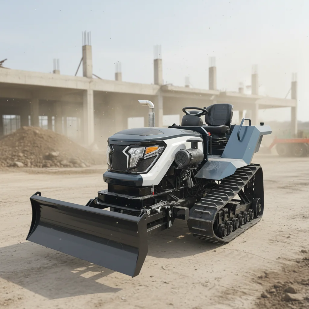 Customize Multifunction Crawler Tractor With Rotary Tiller And Breaker Hammer