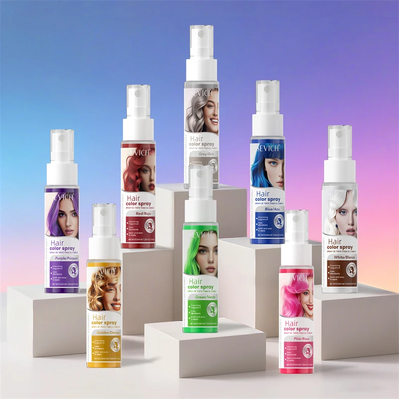 Temporäre Haar Färben Spray Haar Farbe Farbstoff Spray Bunte Haar Styling Produkt 30 ml Für Tägliche Party Cosplay DIY Haar farbe Creme – Detail 12