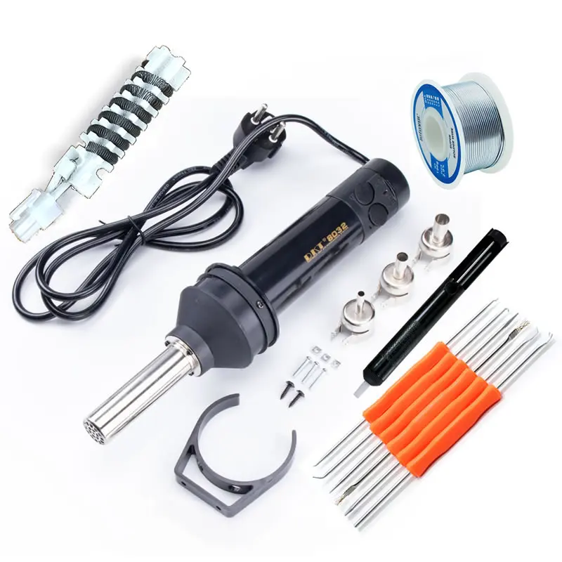 

For 8032 Portable Hot Air Gun Adjustable Temperature Air Tube IC Chip Desoldering Tool BGA Repair 50g 0.8mm Solder Wire Heat Ele