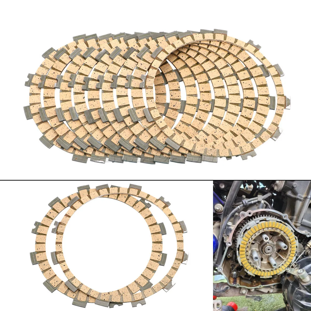 Motorcycle Accessories Friction Clutch Plates Disc For SUZUKI GSXR600 GSX600R GSXR 600 750 GSXR750 GSX750R 2006 2007 2009-2018