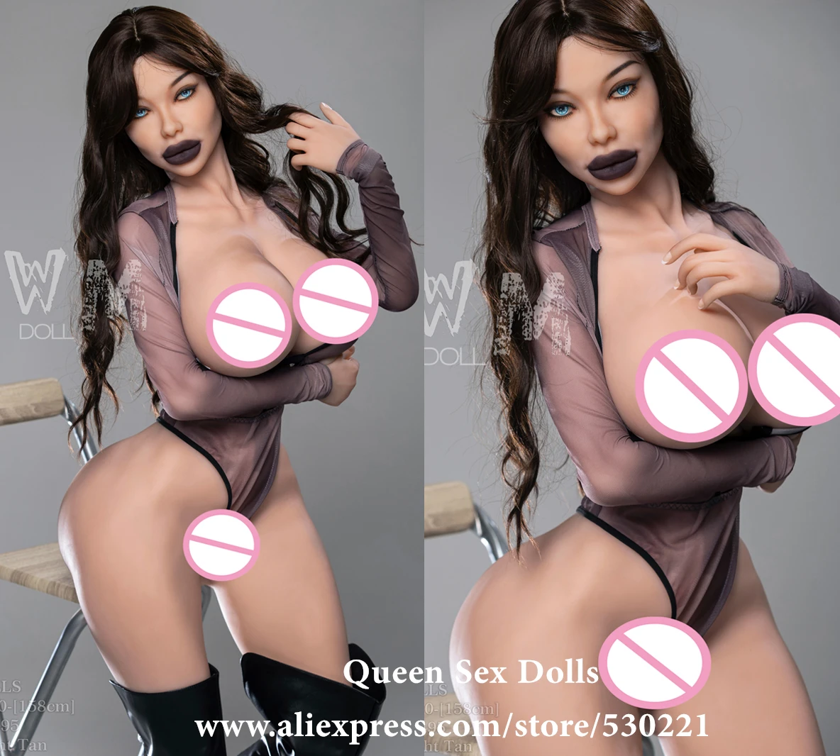 

WMDOLL Top Quality S-TPE 158cm #495 Bimbo Sex Doll Sexy Body Gel Breast Japanese Love Dolls Oral Sucking Vagina Anal Toys