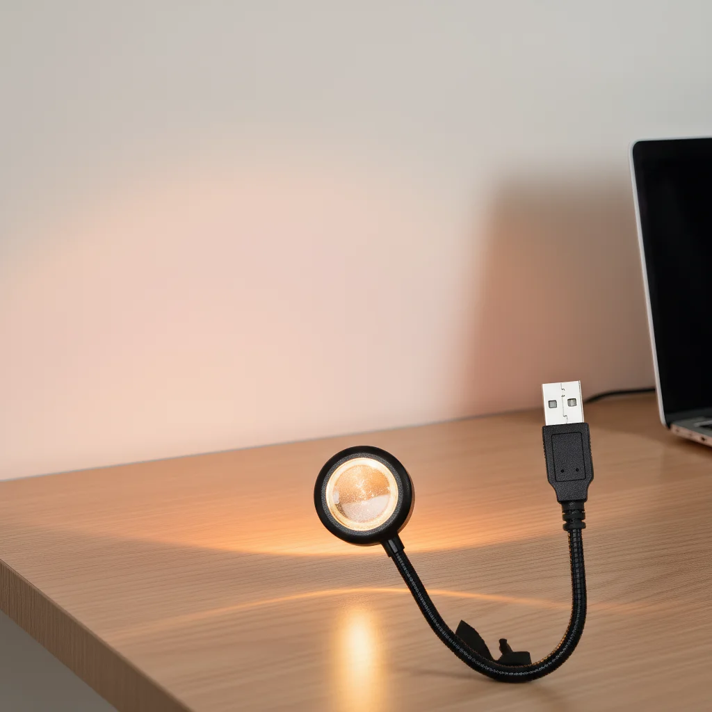 

USB Romantic Night Light Projector Sunset Lamp Neon Atmosphere Decor for Home Bedroom Photography