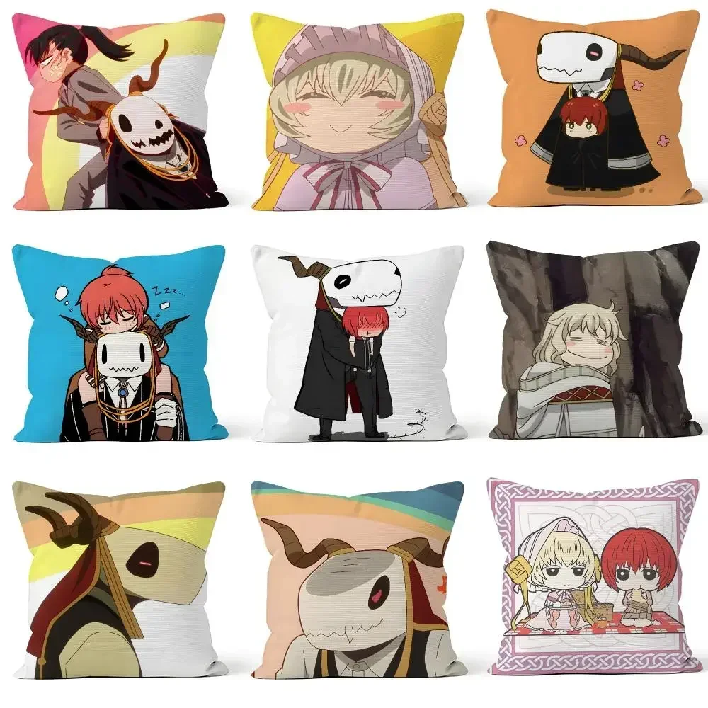 Cover Throw Chise Pillow Ancient Cover Magus' Soft Short The Plush Case For Sofa Bedroom Cozy Home Decor Anime Bride