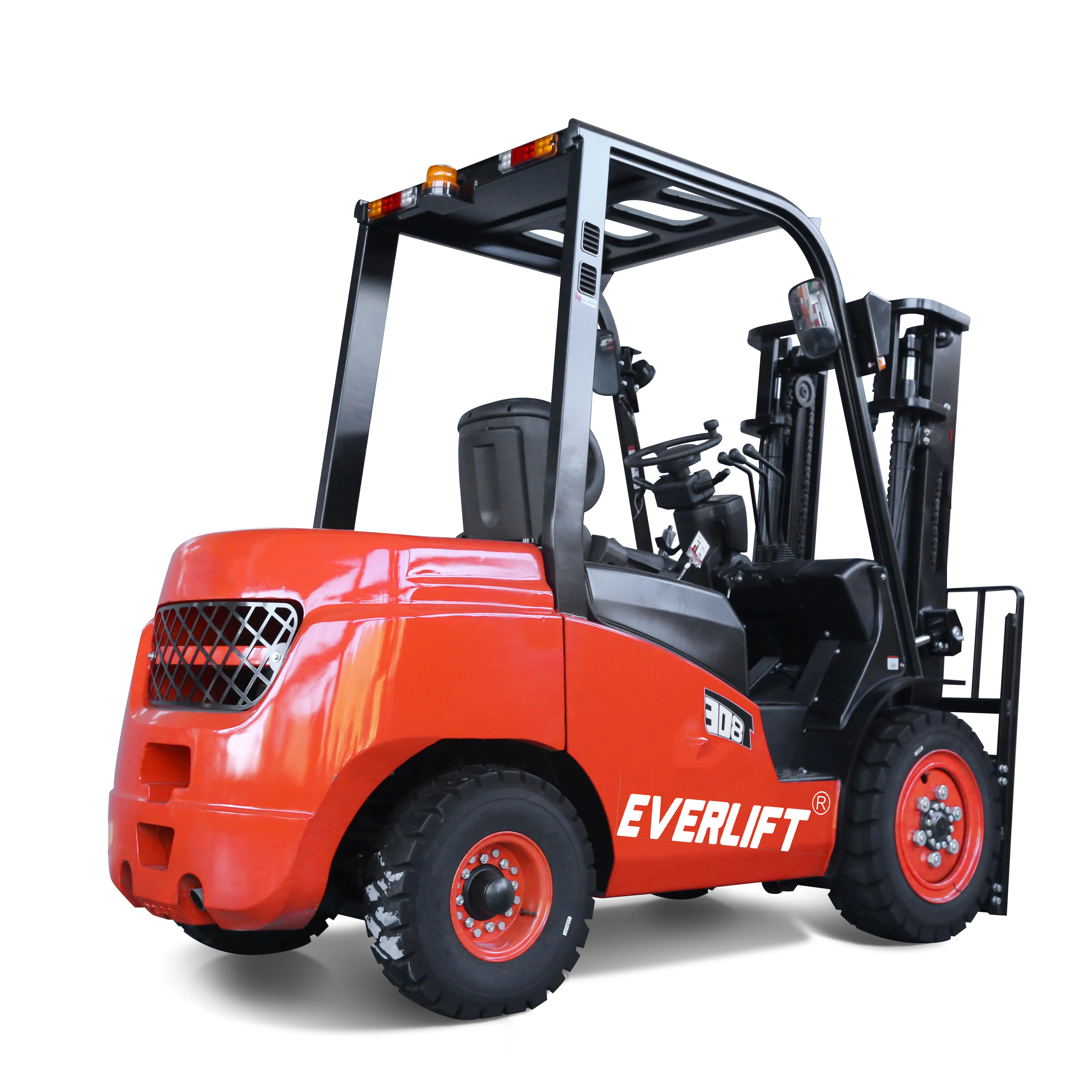 Heli Forklift Price 2500kg 3500kg 3m-6m Triplex Mast lpg Gas-oline Forklifts 4x4 Solid Tires Side Shifter diesel Forklift 3 Ton