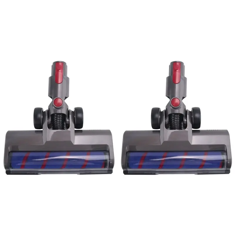 

ABBK-2X Motorized Floor Brush Head For Dyson V8 V7 V10 V11 Vacuum Cleaners With Soft Roller Brush LED Headlights Accessories