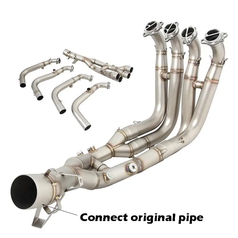 

Header Tube For BMW S1000XR 2021-2022 Stainless Steel Exhaust System Front Link Pipe Slip On Original Muffler Motorcycle