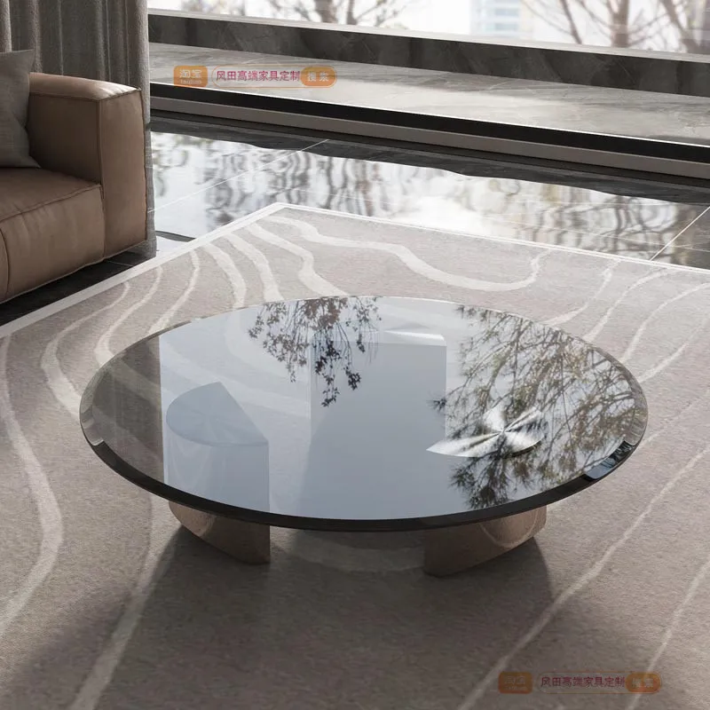 

Transparent Minimalist Coffee Table Glass Center Modern Decoration Coffee Table Living Room Nordic Mesa Auxiliar Home Furniture