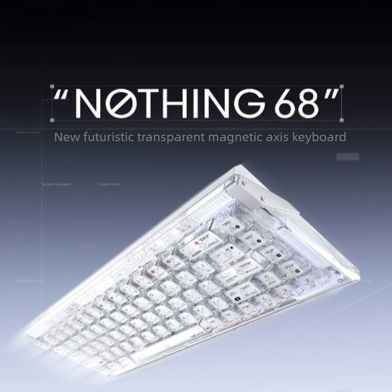 ATK VELOTA NOTHING 68 Wired Magnetic Axis Keyboard Air Suspension GASKET Structure Low Latency E-sports Gaming Gamer Keyboard