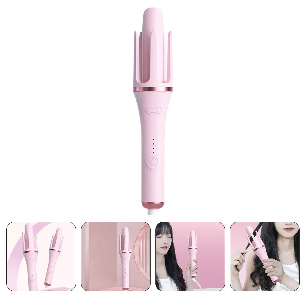 

Automatic Hair Curler Electric Curling Iron Half Hour Auto Power Off Portable Styling Tool Adjustable Curling Wand For