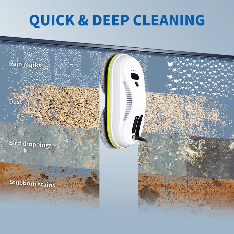 Window-cleaning robot, intelligent window glass cleaning machine, electric glass remote control, automatic window cleaning