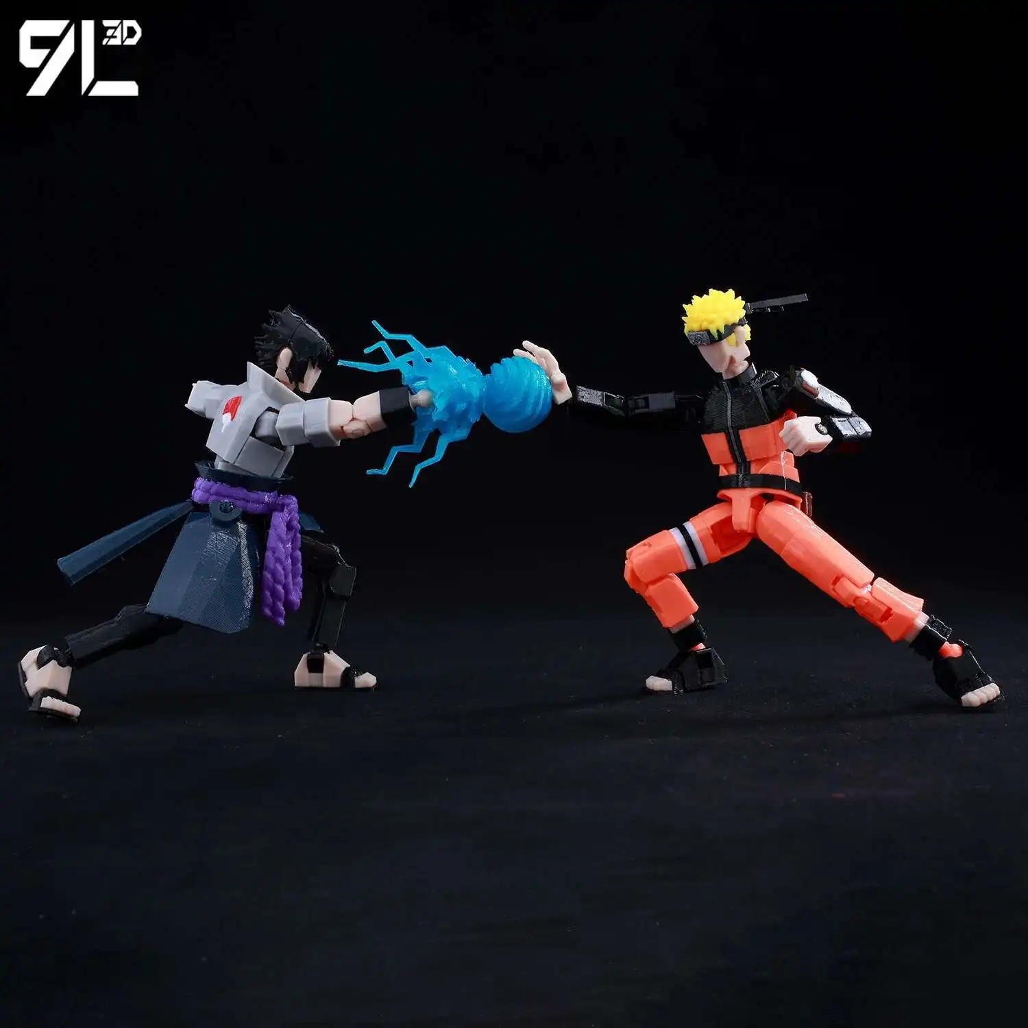 Figurine 3D Lucky13 TITAN13 Rasengan Sasuke Uchiha, Susanoo et boule de feu, Jutsu Pose avec Katana, modèle d'action Anime Dummy13 T13, 9L3D