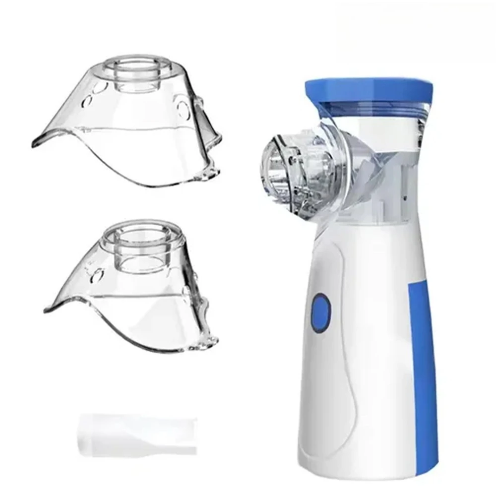 Inalador Ultrassônico Portátil Silencioso Recarregável para Bebês e Adultos com Irrigador Bucal Dental