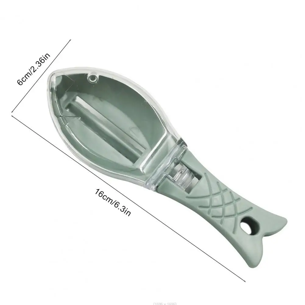 Fish Scale Remover Efficient Fish Scaler Fish Scale Removal Tool with Splash Cover Comfortable Grip Scaler Peeler97