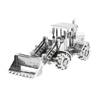 bulldozer 3D Metal Puzzle model kits DIY Laser Cut Puzzles Jigsaw Toy For Children