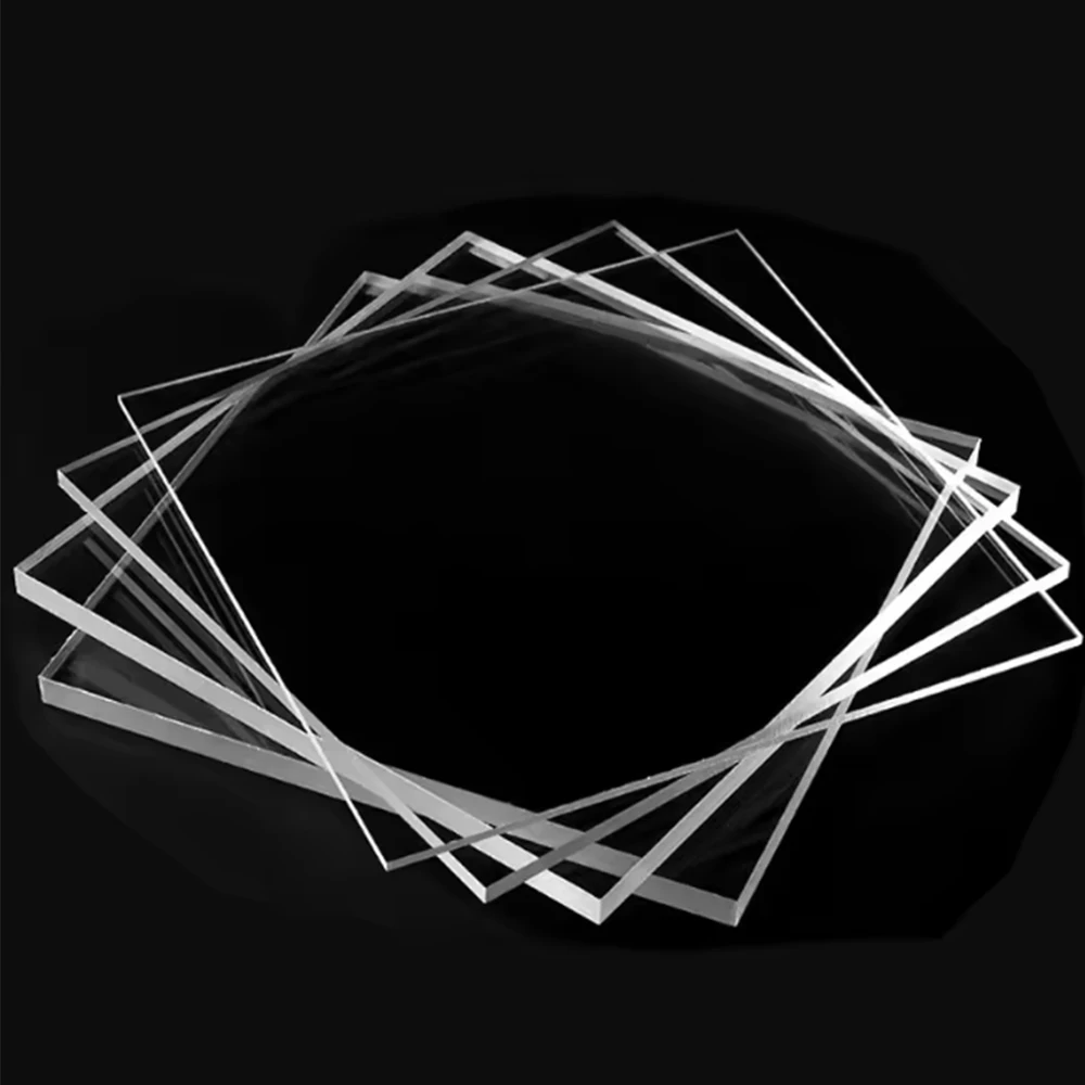 1Pcs High Transparent Plastic Board 200x150mm-200x500mm Thick 5mm/8mm Glass Partition Shelf Transparent Shoe Cabinet Partition