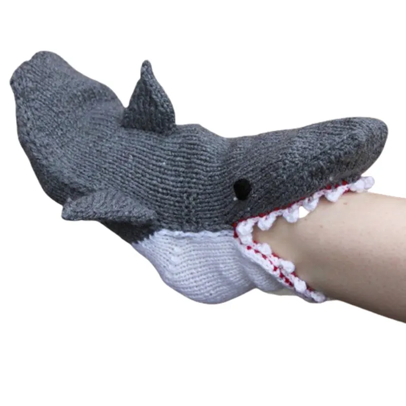 Knit Socks Shark Fish Chameleon Crocodile Cute Cute Fish Socks Animal Shark Socks Winter Woman Socks Christmas Gift Kawaii Socks