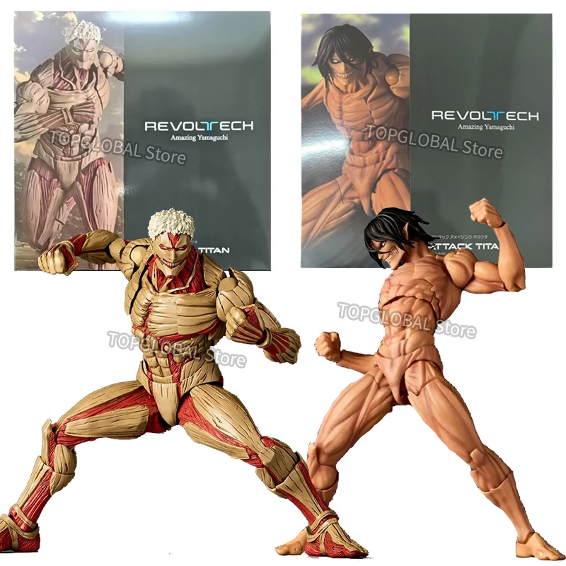 kaiyodo-ataque-em-tita-figura-revoltech-incrivel-yamguchi-blindado-titan-eren-jaeger-anime-figuras-de-acao-ko-modelo-brinquedos-presente