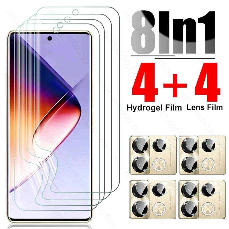 8To1 Hydrogel Film For Infinix Note 40 Pro 4G Screen Protectors On Infinix Not 40 Note40 Pro+ Pro Plus Note40pro 5G Camera Glass